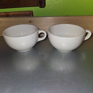 Set of 2 Mayer China Restaurant Strength Coffee Mugs Classic Diner Cups